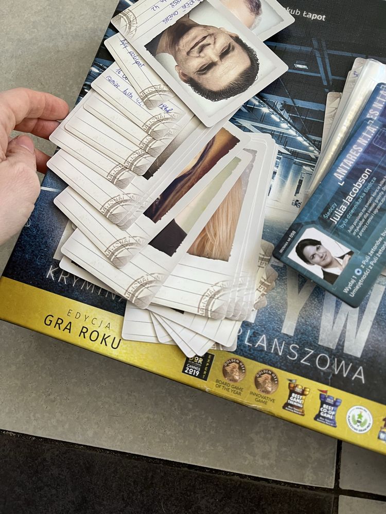 Gra planszowa kryminalna Detektyw