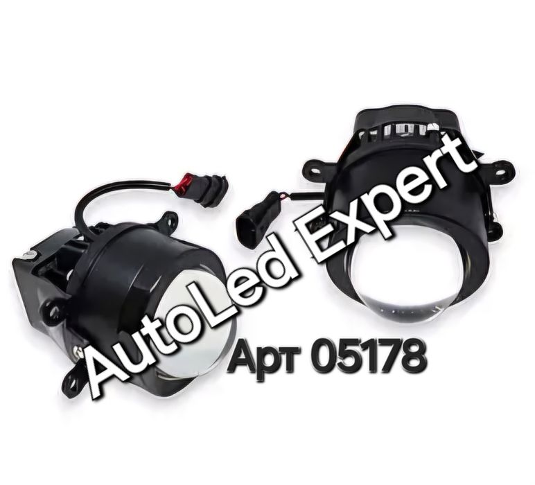 Світлодіодні протитуманні фари Led Лінзи 65W Рено Дастер Ford Renault