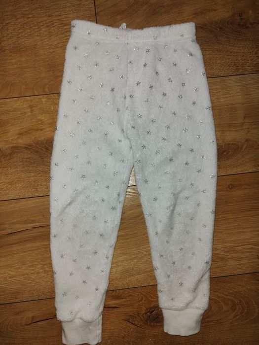 Ciepłe spodnie piżama rozmiar 98