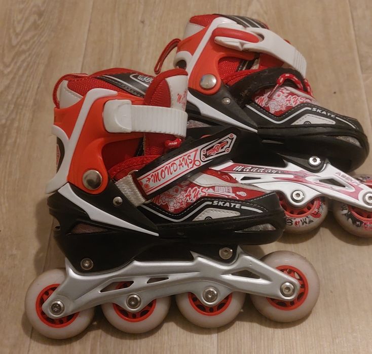 Ролики детские б/у в хорошем состоянии размер 28-31