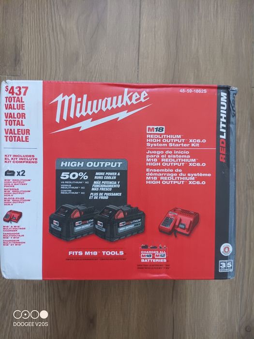 Milwaukee m18 Highoutput Battery