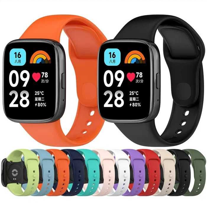 Pasek silikonowy do Xiaomi Redmi Watch 3 Active | 12 KOLORÓW