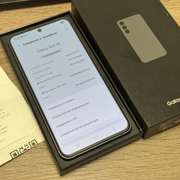 Samsung S24 FE 8/256 Новый На гарантии