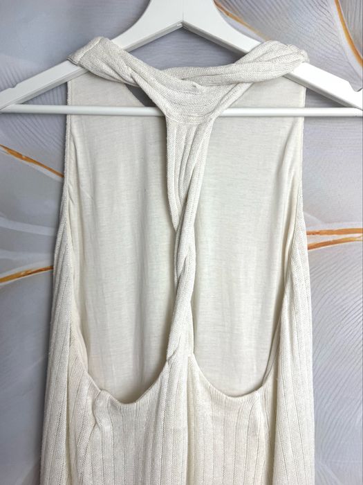 Sukienka lniana letnia Massimo Dutti