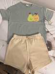 komplet na lato H&M, r. 86, t-shirt + spodenki