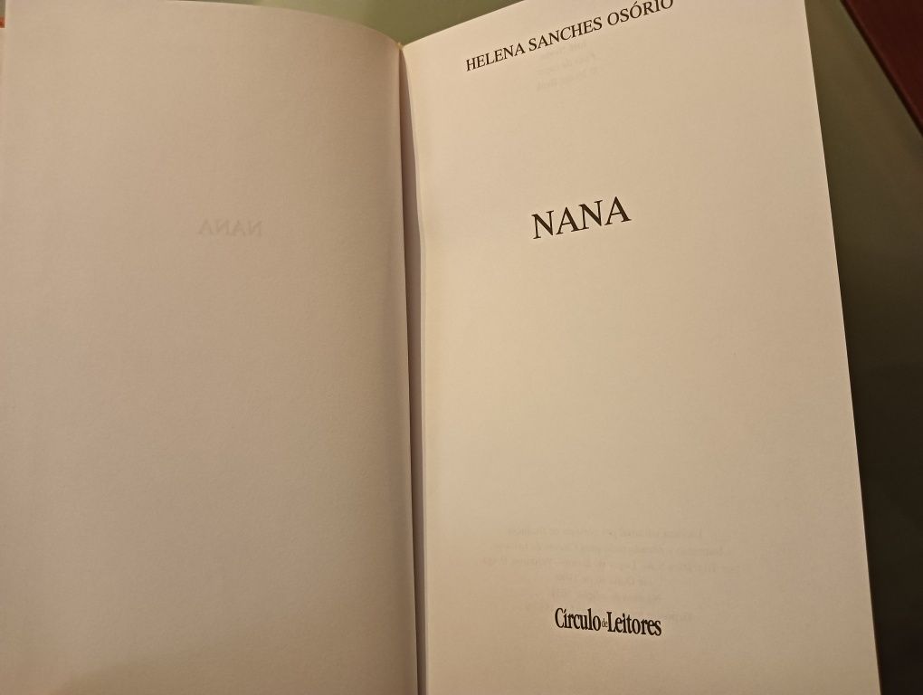 NANA	SANCHES OSÓRIO., Helena - Circulo de Leitores - Novo!!