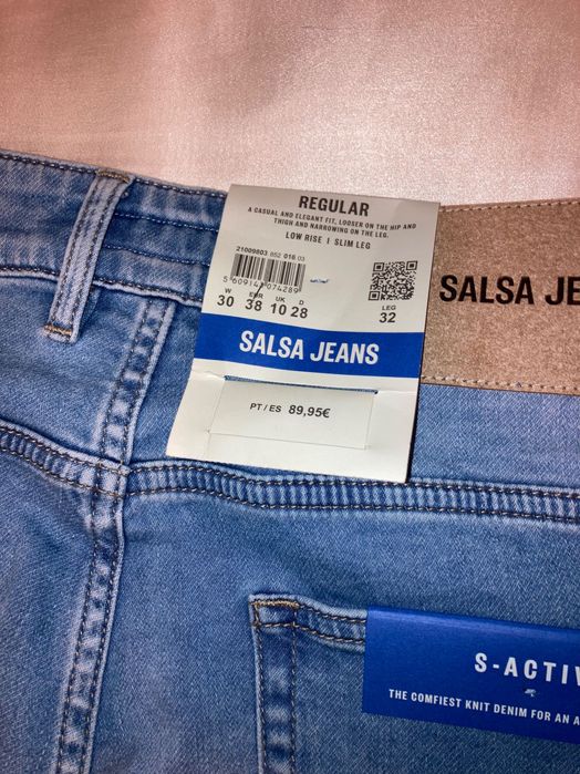 Calças Salsa Jeans (Novas) - Tamanho 30/32