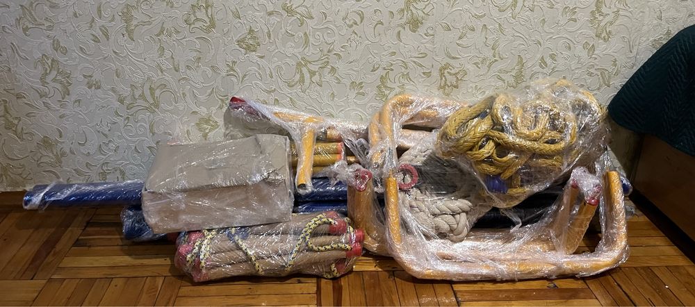 Спортивный комплекс, шведская стенка с рукоходом