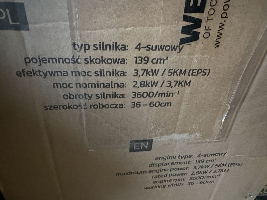 Glebogryzarka spalinowa