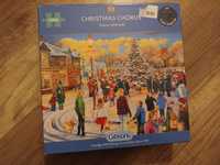 Puzzle świąteczne zimowe Gibsons 1000 Christmas chorus