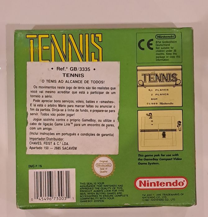 Tennis Game Boy (CIB)