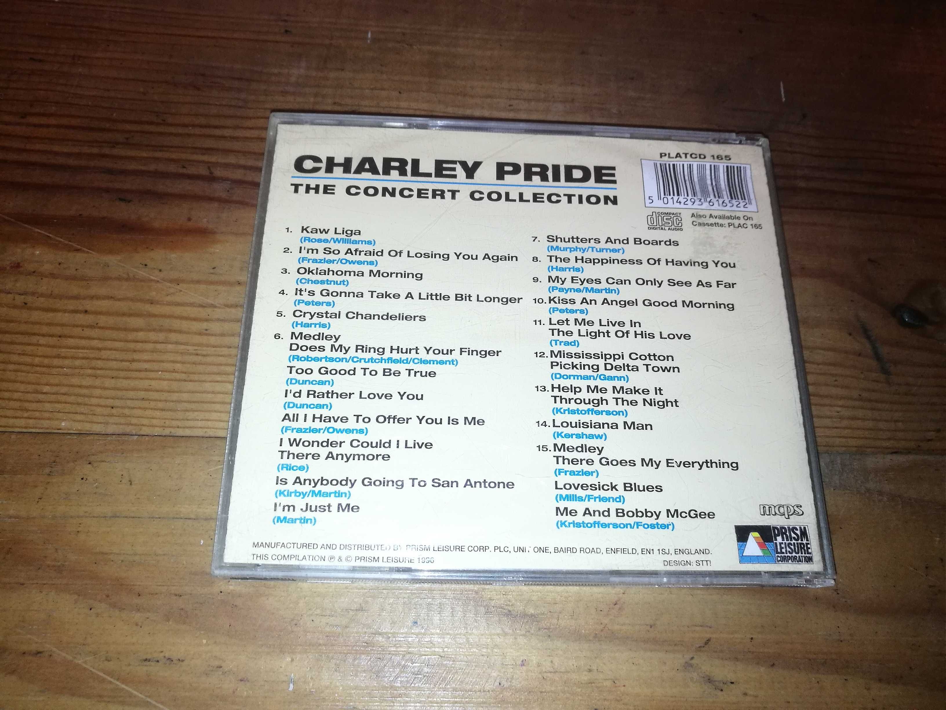 CHARLIE PRIDE - The Concert Collection CD