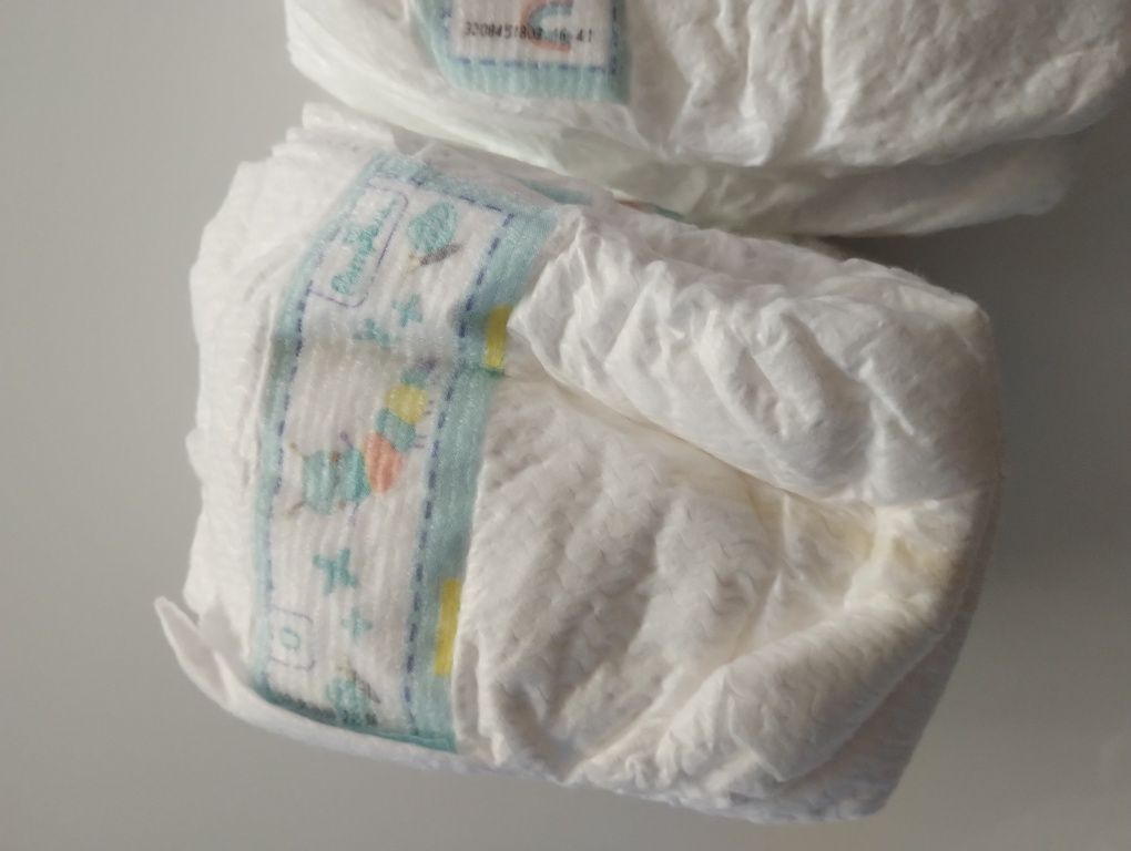 Pieluszki Pampers rozmiar 0, 1, 2