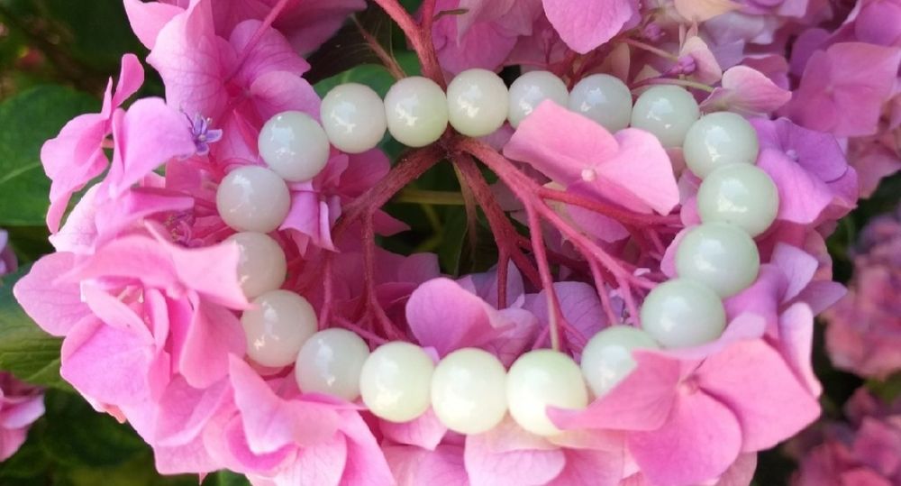 Bransoletka na gumce syntetyczny zielony AGAT