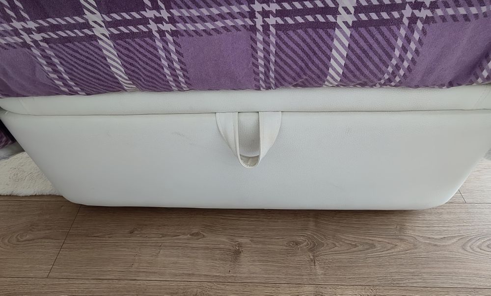 Cabeceira de cama+base rebatível+colchão