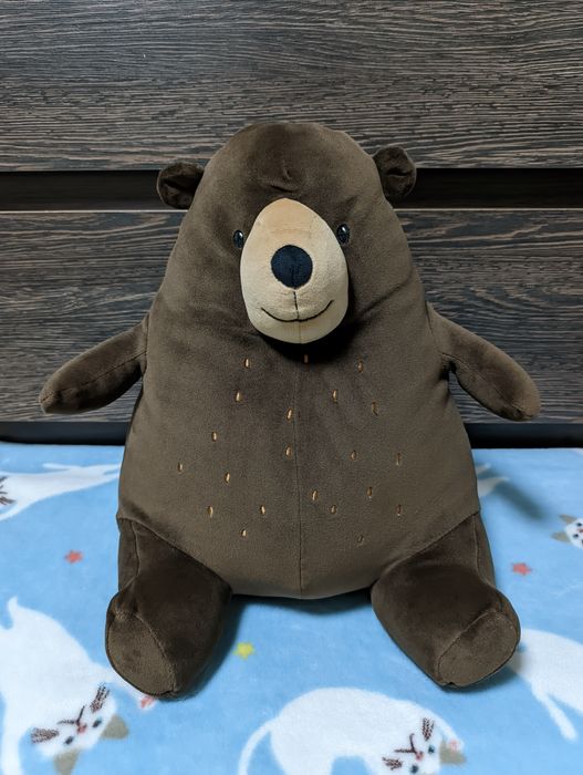 Мягкая игрушка тёмно-коричневый медведь H&M, мишка, декор, Pinterest