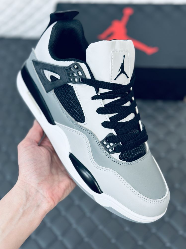 Nike Air Retro Jordan 4 grey кроссовки мужские Найк Джордан 4