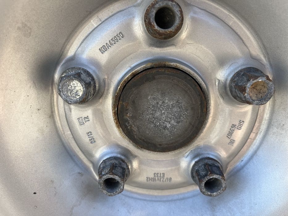 FELGA STALOWA FELGI jak nowe 5x112 6.5 ET33 16 cali AUDI VW SEAT SKODA