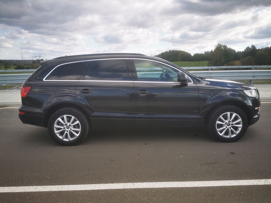 Audi q7 3.0 tdi czarna czarne skóry ew. zamiana na skuter wodny