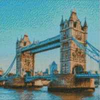 Diamentowa mozaika - Tower Bridge 40x40cm