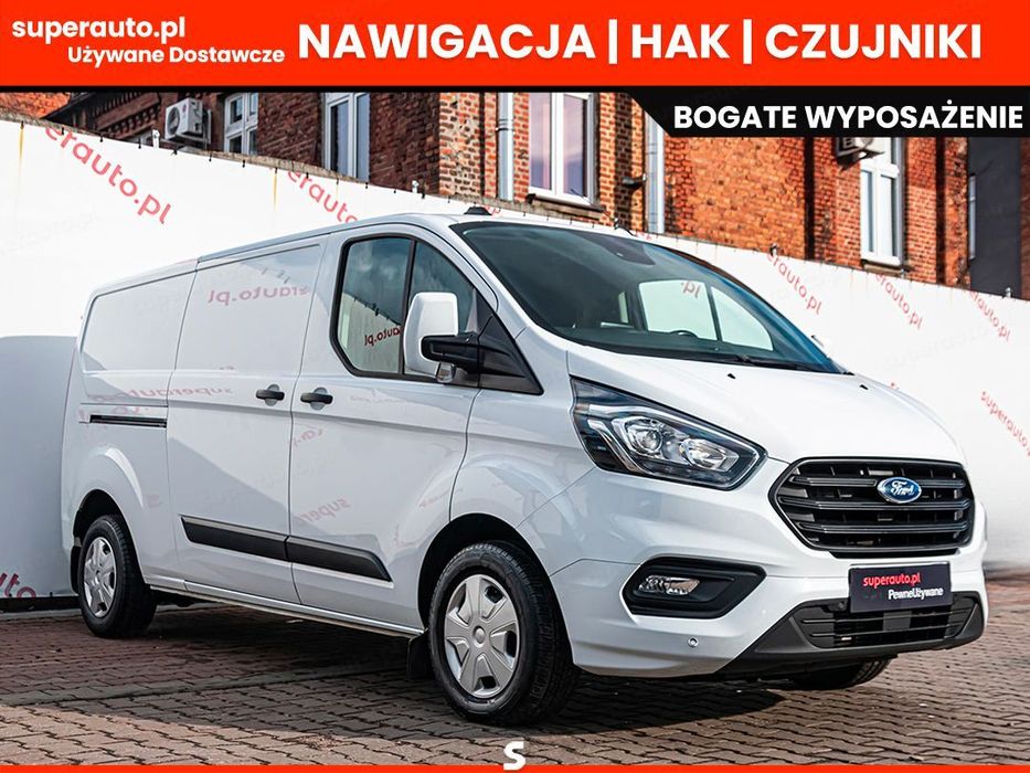 Ford Transit Custom L2H1 Trend 2.0 107KM  Nawigacja !! Hak !! Wyłożenie paki !! Radio 8" !! Tempomat !!