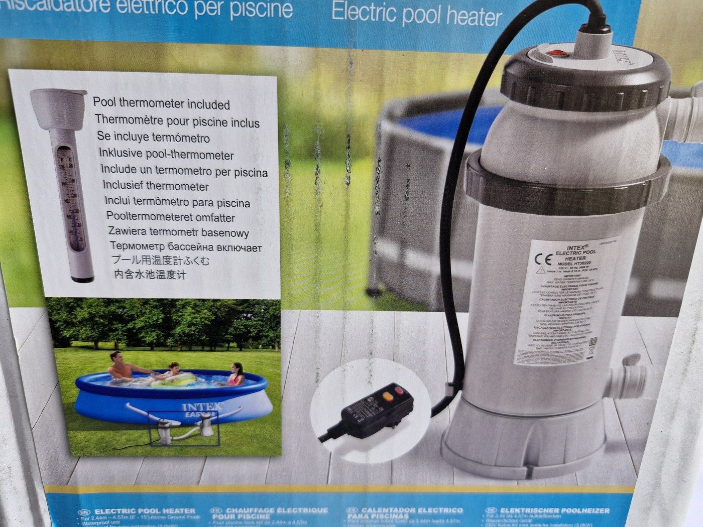Intex 28684 Podgrzewacz Wody Do Basenu + Termometr