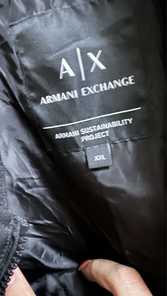 Куртка бомбер мужская оригинал ARMANI EXCHANGE ХХЛ