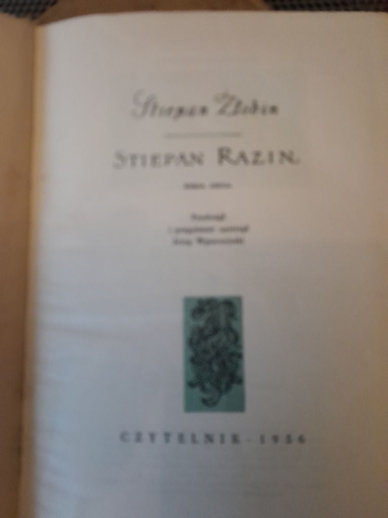 Stiepan Razin czytelnik 1956 rok