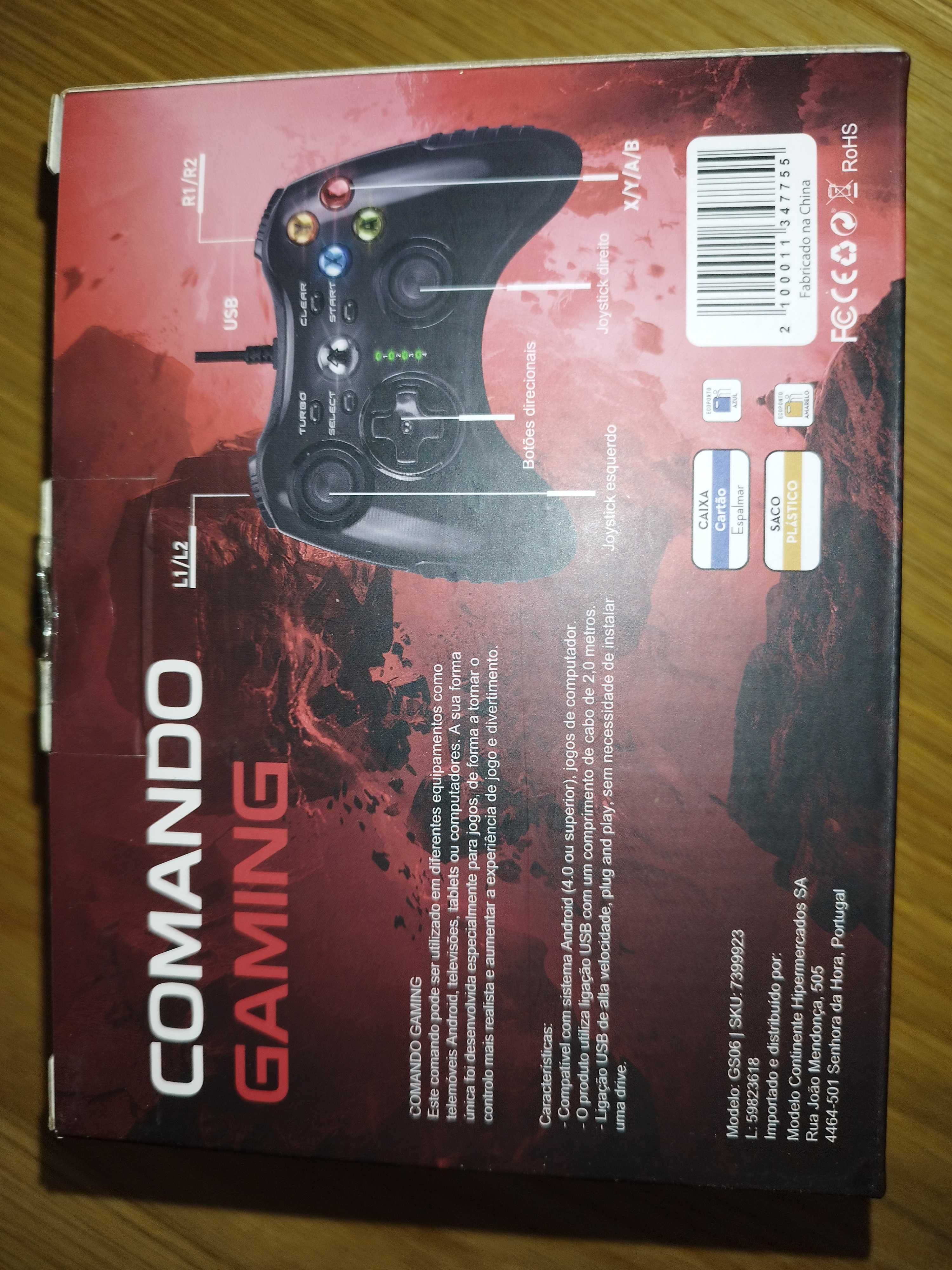 Comando Gaming usb - Da para tudo