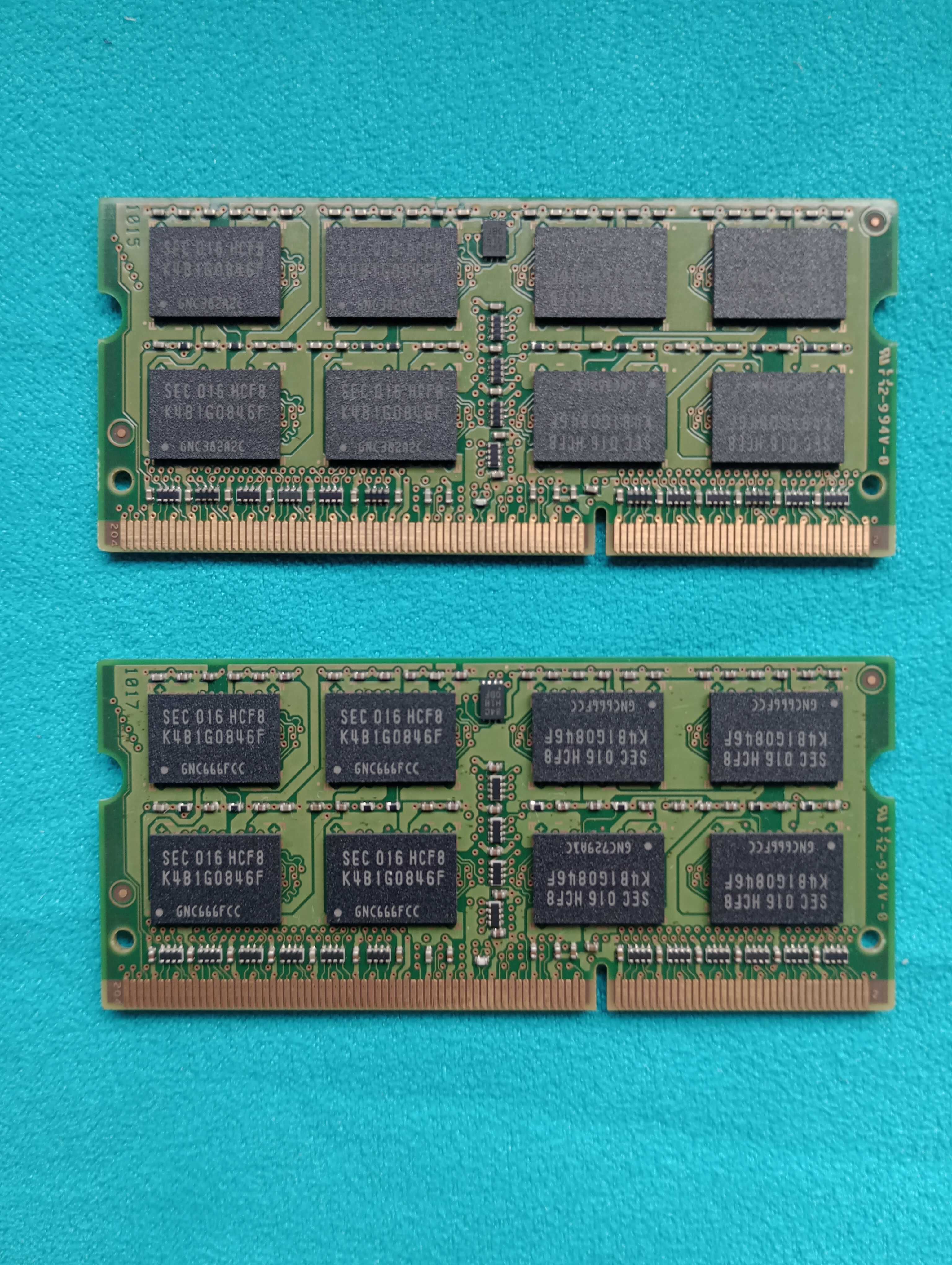 Używana pamięć RAM Samsung 4GB (2x2GB) DDR3 SO-DIMM 1066MHz do laptopa