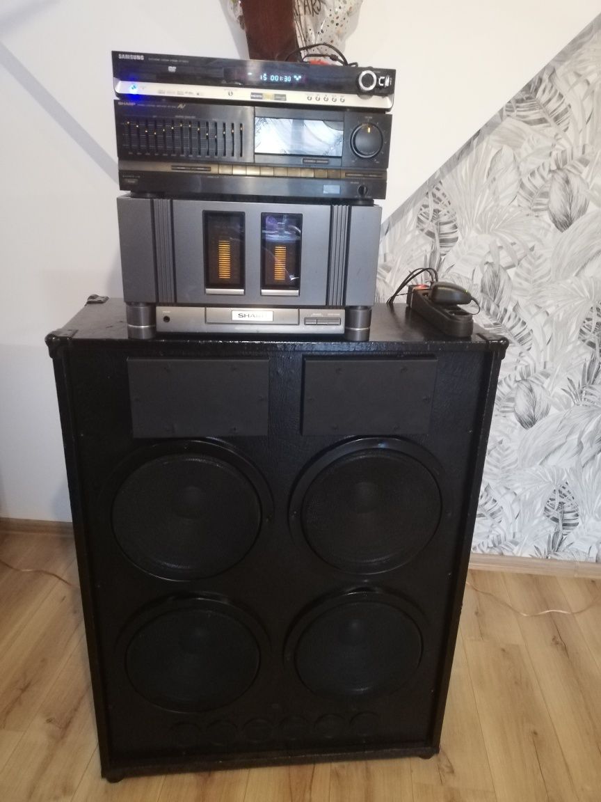 Subwoofer pasywny 4x12cali potężny