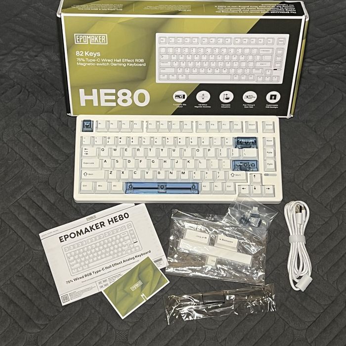 Epomaker HE80 Магнiтна клавiатура