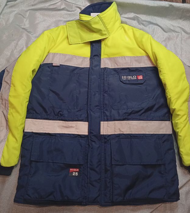 Kurtka xl zimowa L robocza hi-glo 25 Gold freeze odblaskowa ciepła xl