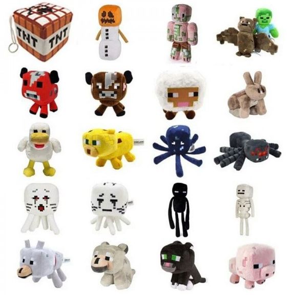 Игрушка MineCraft майнкрафт оцелот 24 или 45 см. желтый кот ягуар