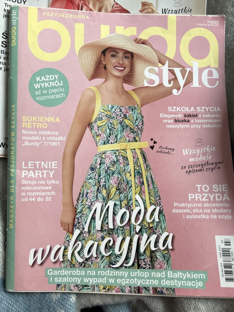 Burda 07/2022 sprzedam