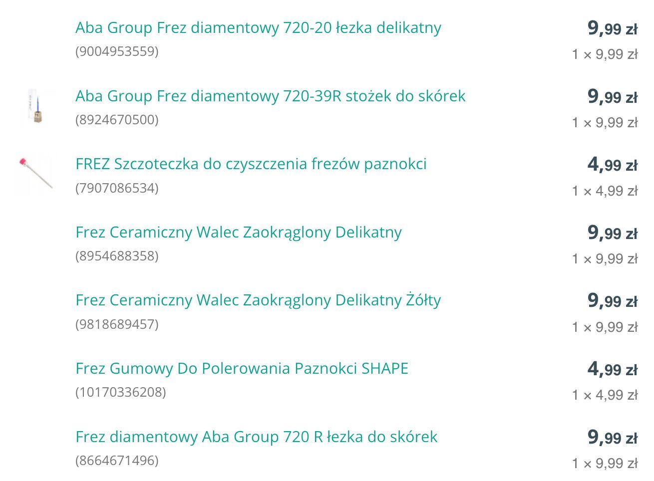 Frezarka do paznokci JMD-206 35W z zestawem frez