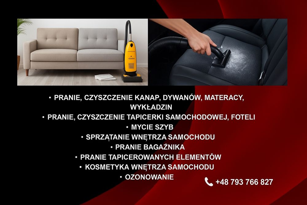 Czyszczenie pranie dywanów kanap