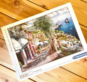 Puzzle Clementoni 1000 części Capri malowniczy obrazek