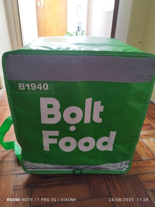 Bolsa, mochila, glovo, uber, glovo