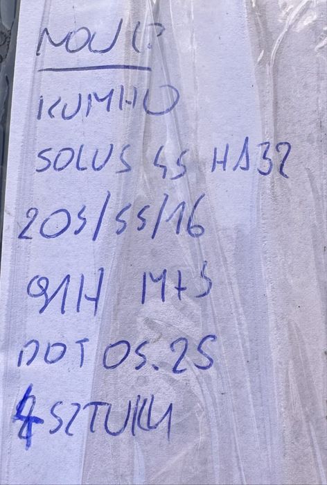 4X NOWE Kumho Solus 4S HA32 205/55 R16