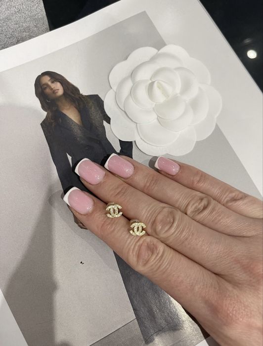 Kolczyki cc mini z mikrocyrkoniami pozłacane