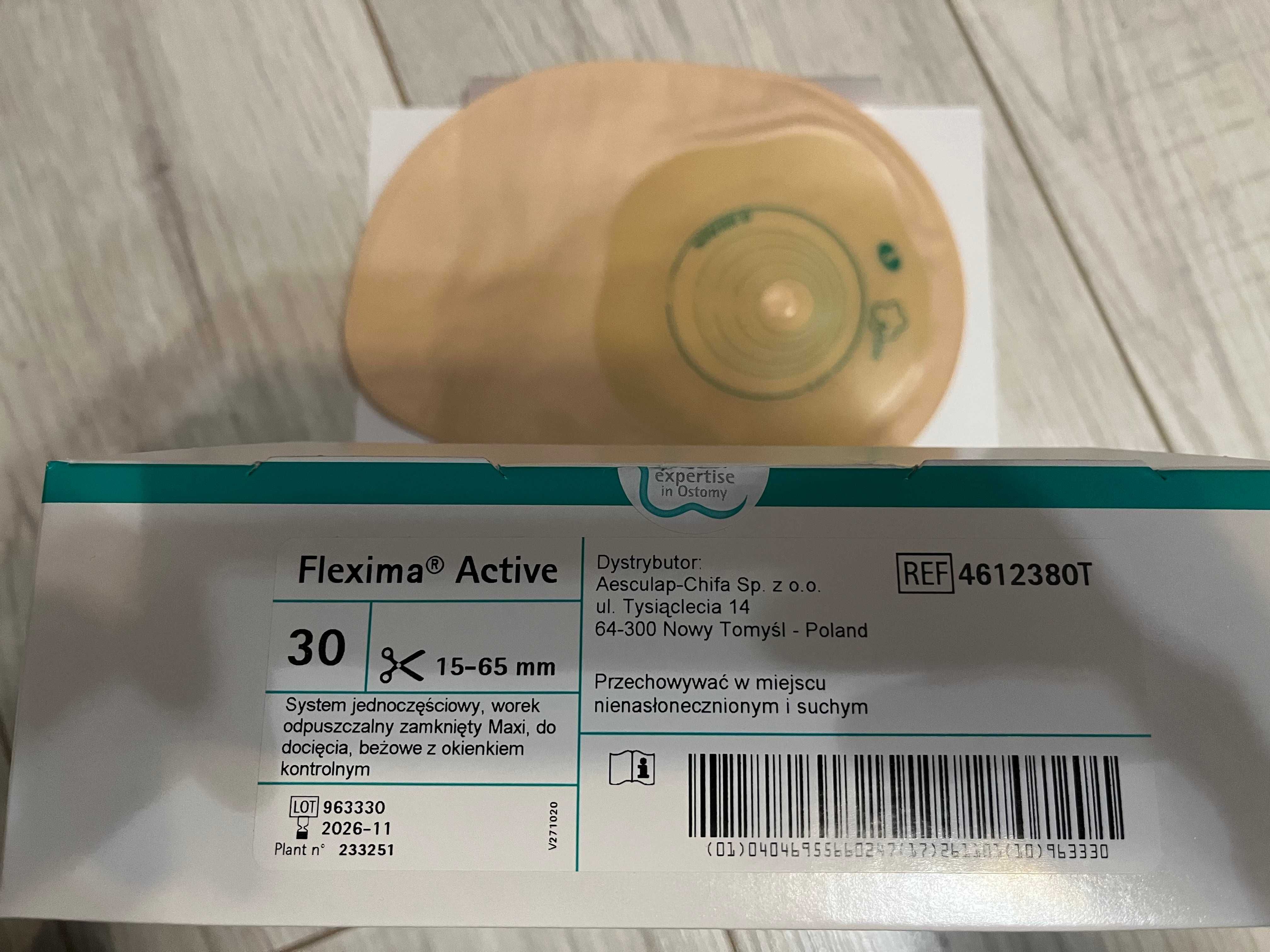 Worki stomijne Flexima Active Braun 1 opakowanie