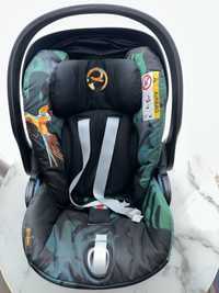 Fotelik Cybex Cloud Q Birds of Paradise + baza Isofix