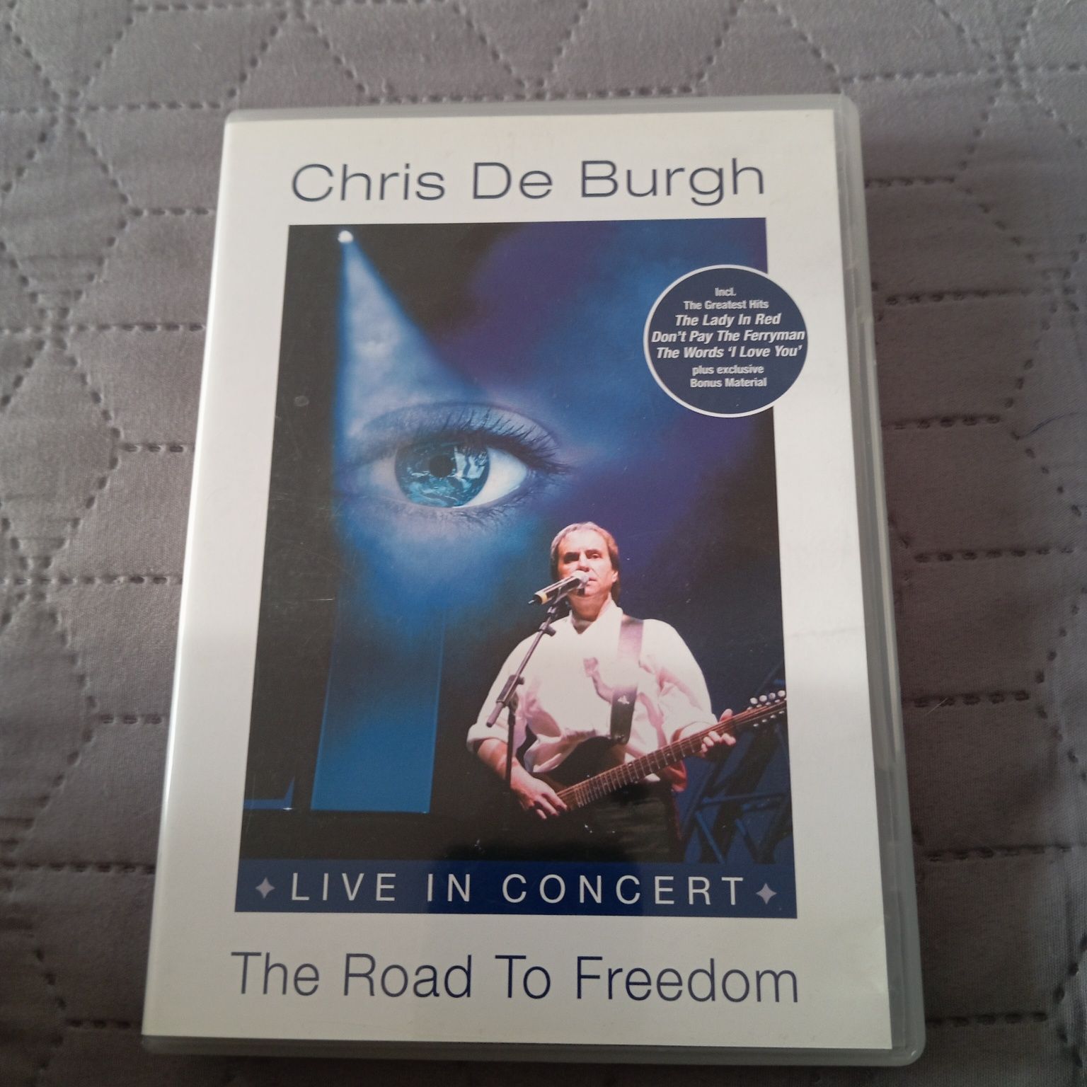 Chris de Burgh "The road to freedom" live, DVD stan bdb