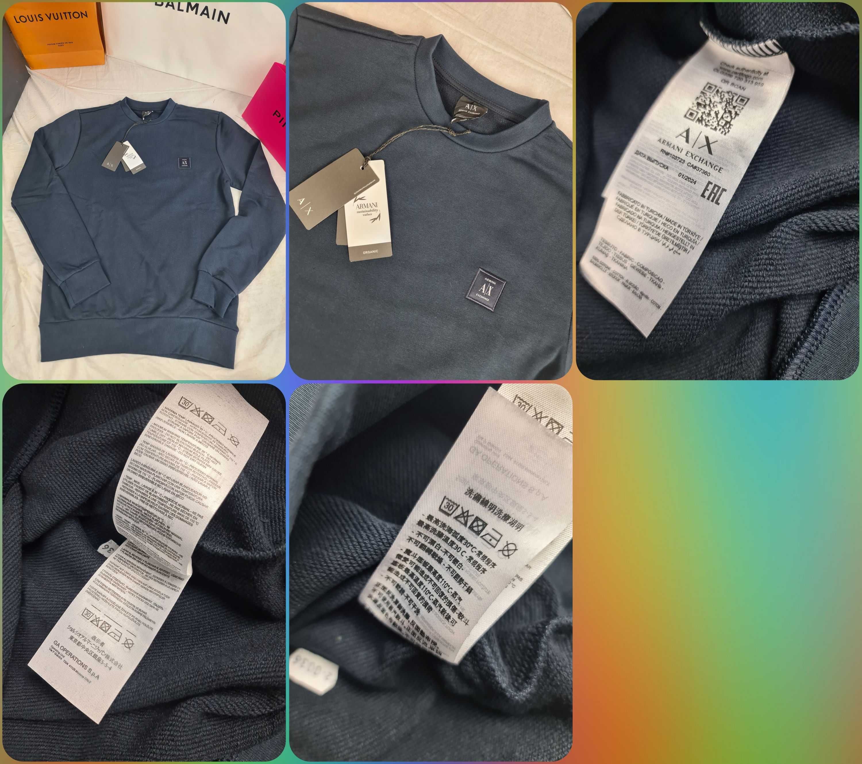 Bluza męska ralph lauren maly znaczek ax logowane Armani OUTLET