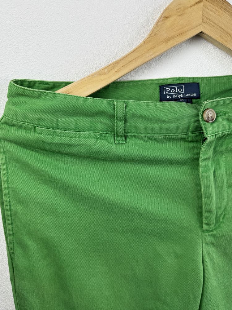 Zielone spodnie bawełniane Polo Ralph Lauren