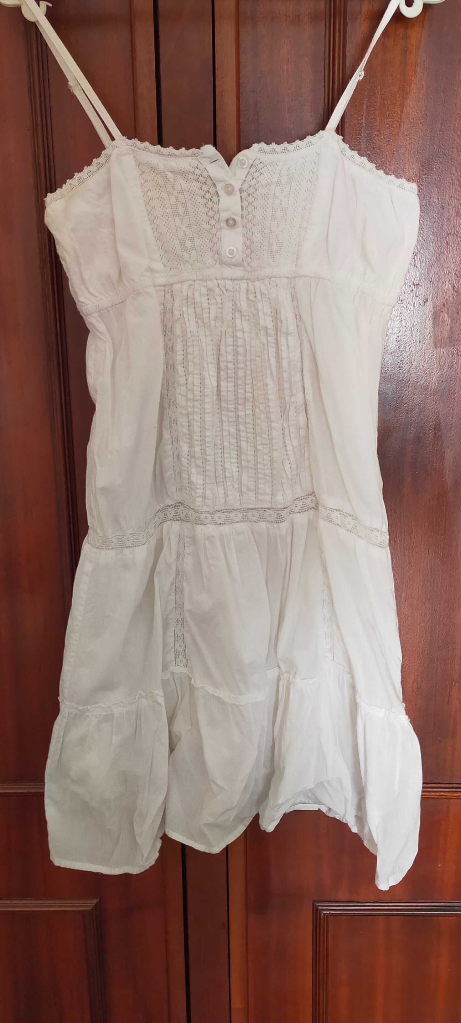 Vestido Curto Branco 40 Primark