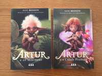 Livros saga Artur e os Minimeus