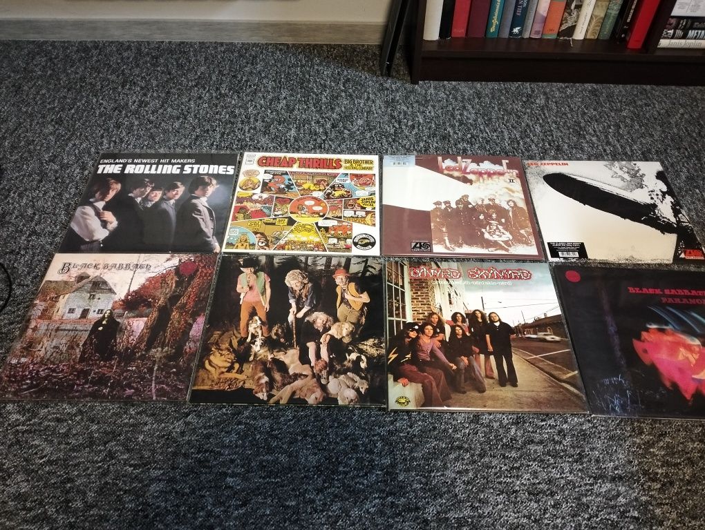 Płyty gramofonowe 27sztuk, LED Zeppelin, Metallica, Pink Floyd, Joplin