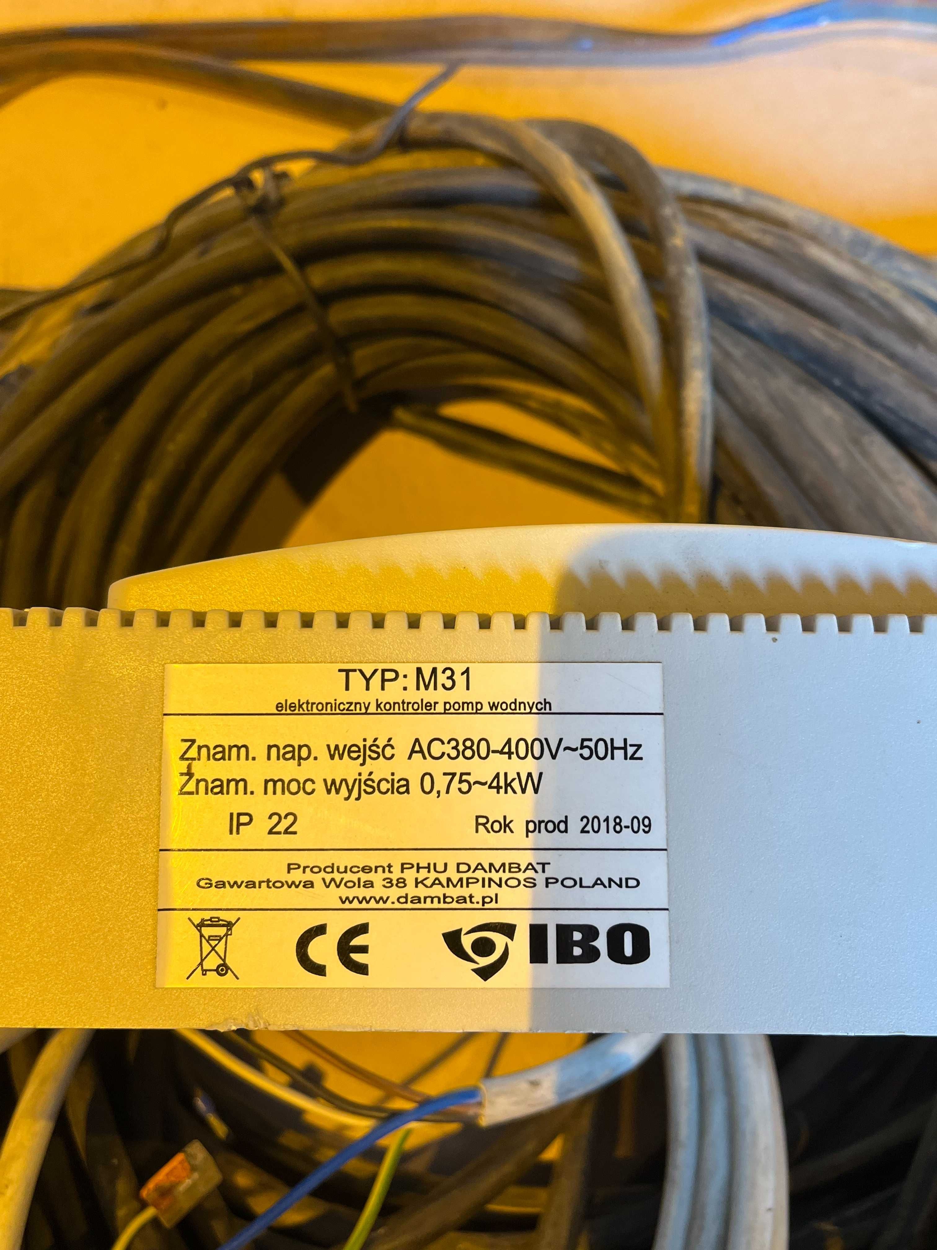 Pompa głębinowa IBO 3kW 162l/min 9,7m3/h +kabel 50m